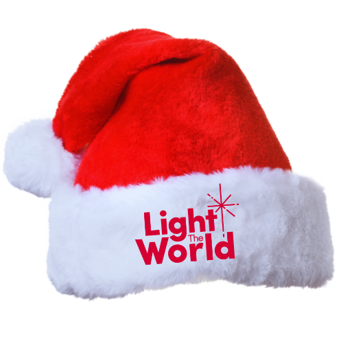 Light the World Santa Hat