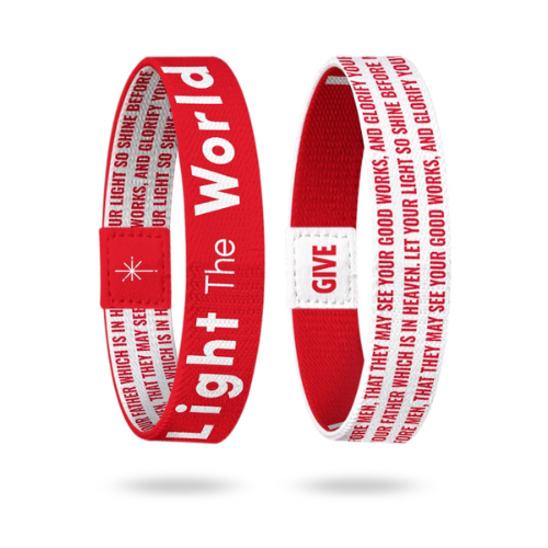 Light The World Stretch Wrist Band